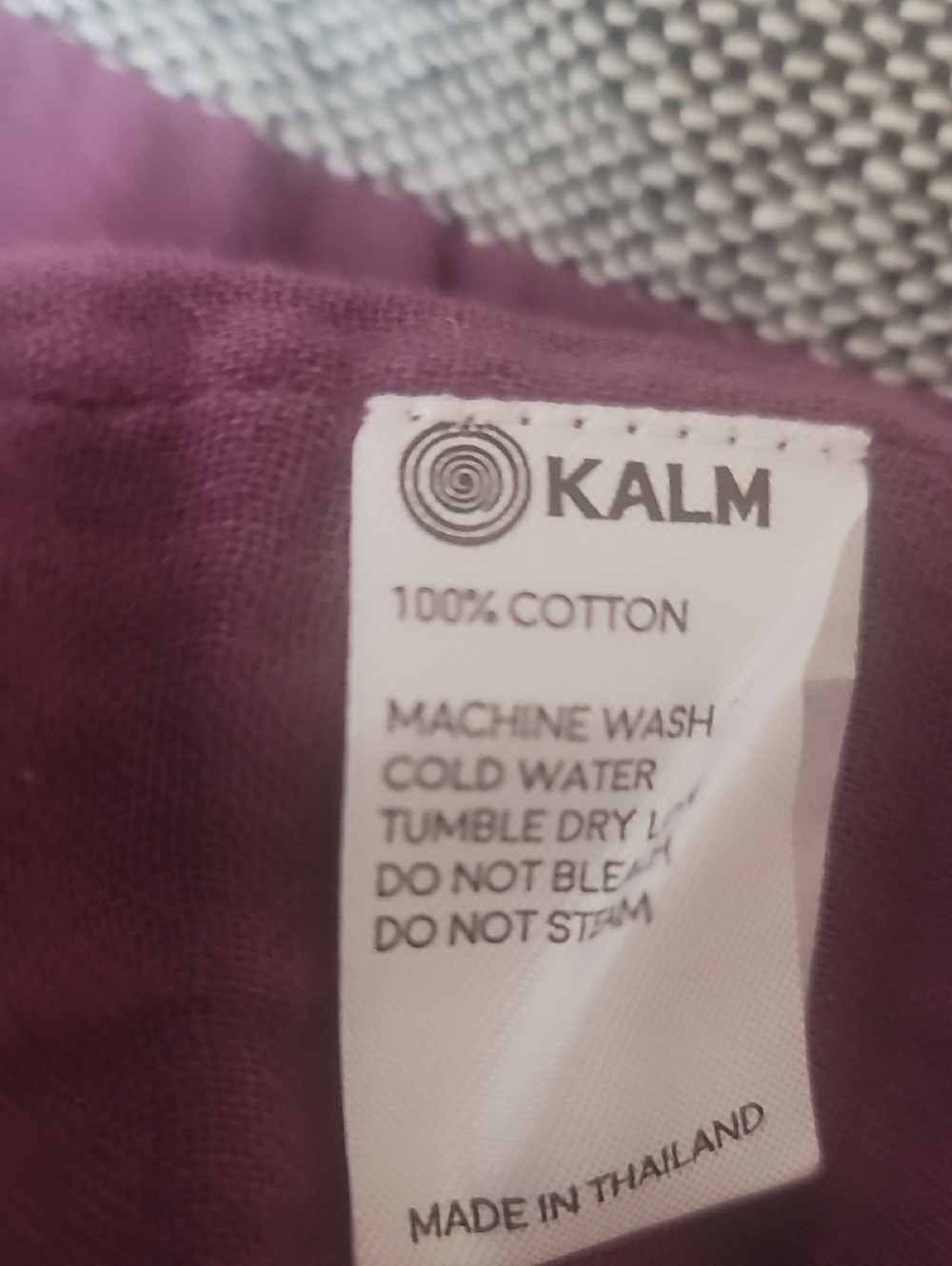 KALM Tweed Vest with Plum Lining & Sun Patch Size Medium - Picture 8 of 8